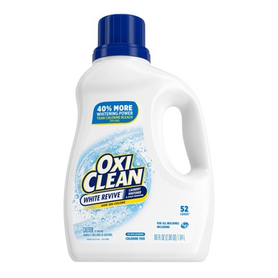 OxiClean White Revive Laundry Whitener and Laundry Stain Remover Liquid, 66 fl o