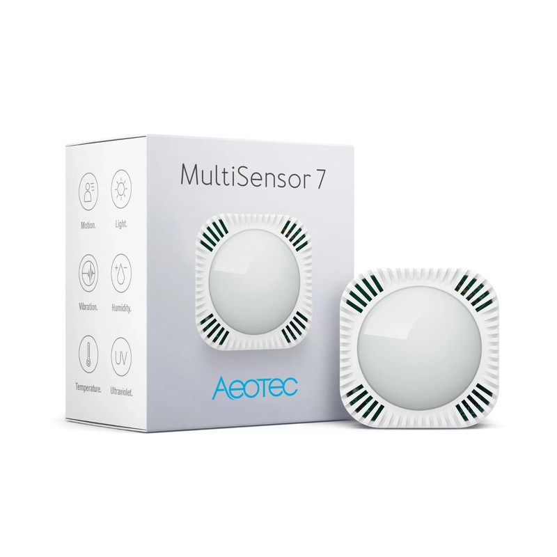 NEW in Box Aeotec MultiSensor 7 6-In-1 Indoor Sensor (ZWA024-A)