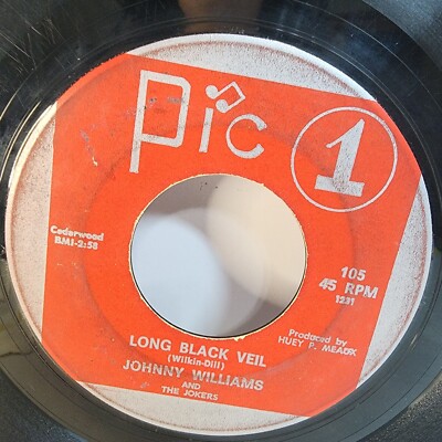 Johnny Williams And The Jokers Long Black Veil/Dearest Darling 45rpm 1965 Pic 1