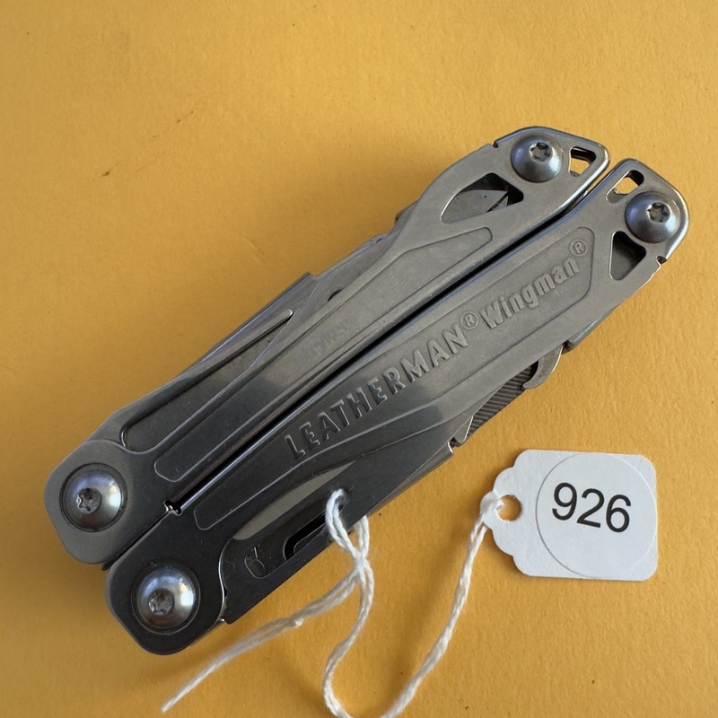 Leatherman Wingman Plier Scissor Multi-Tool Clip Pocket Knife Stainless EDC #926