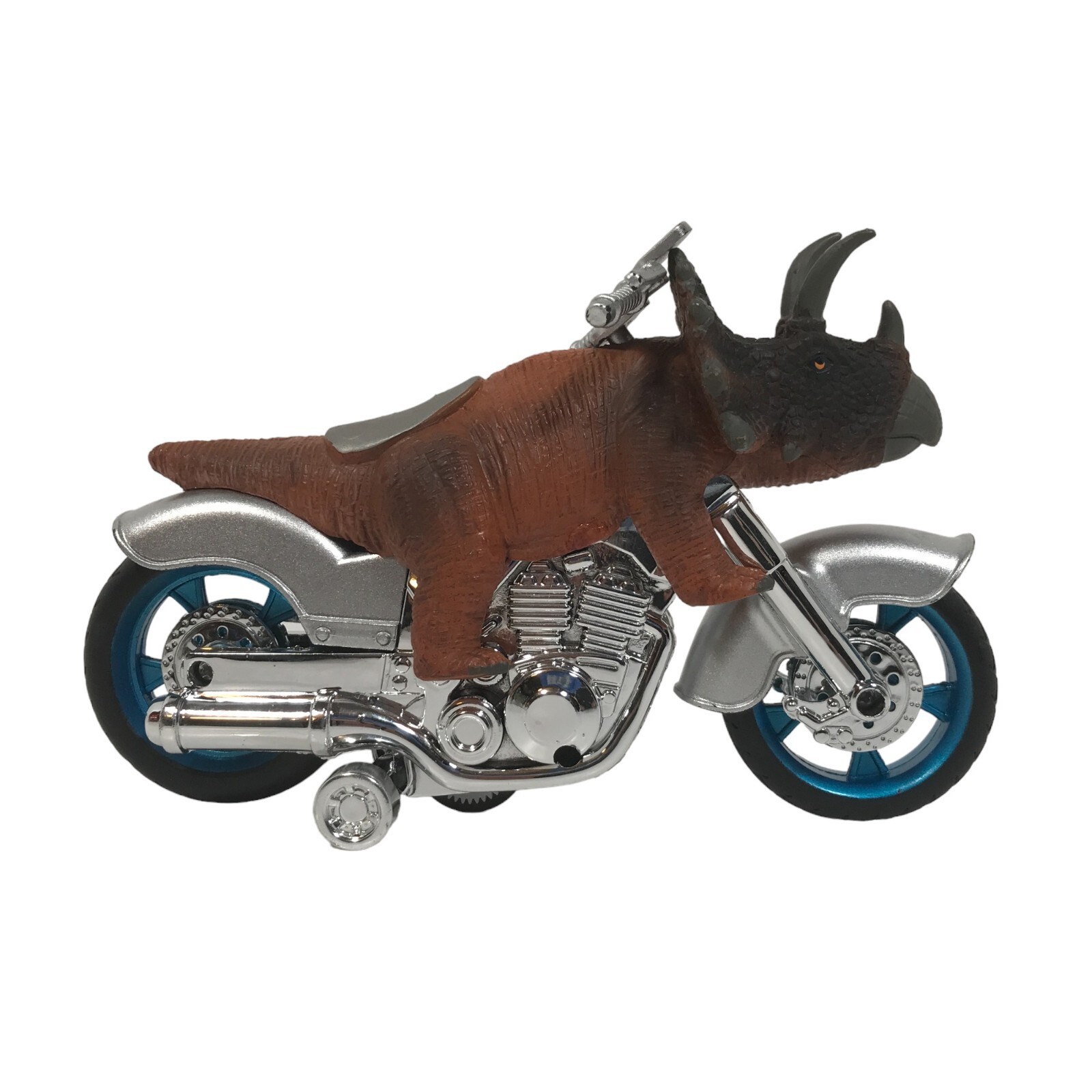 BigNoseDeer Triceratops Dinosaur Motorcycle Push And Go