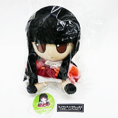 TOUHOU PROJECT Fumo Fumo Series 17 Kaguya Plush Doll Gift Badge Set Japan NEW