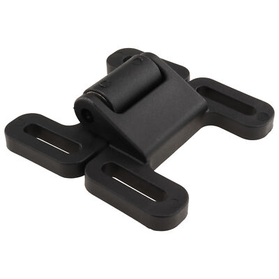  ESD Doppelkugelschnäpper, 76x74x23, Kunststoff PA kohlefaserverstärkt, schwarz