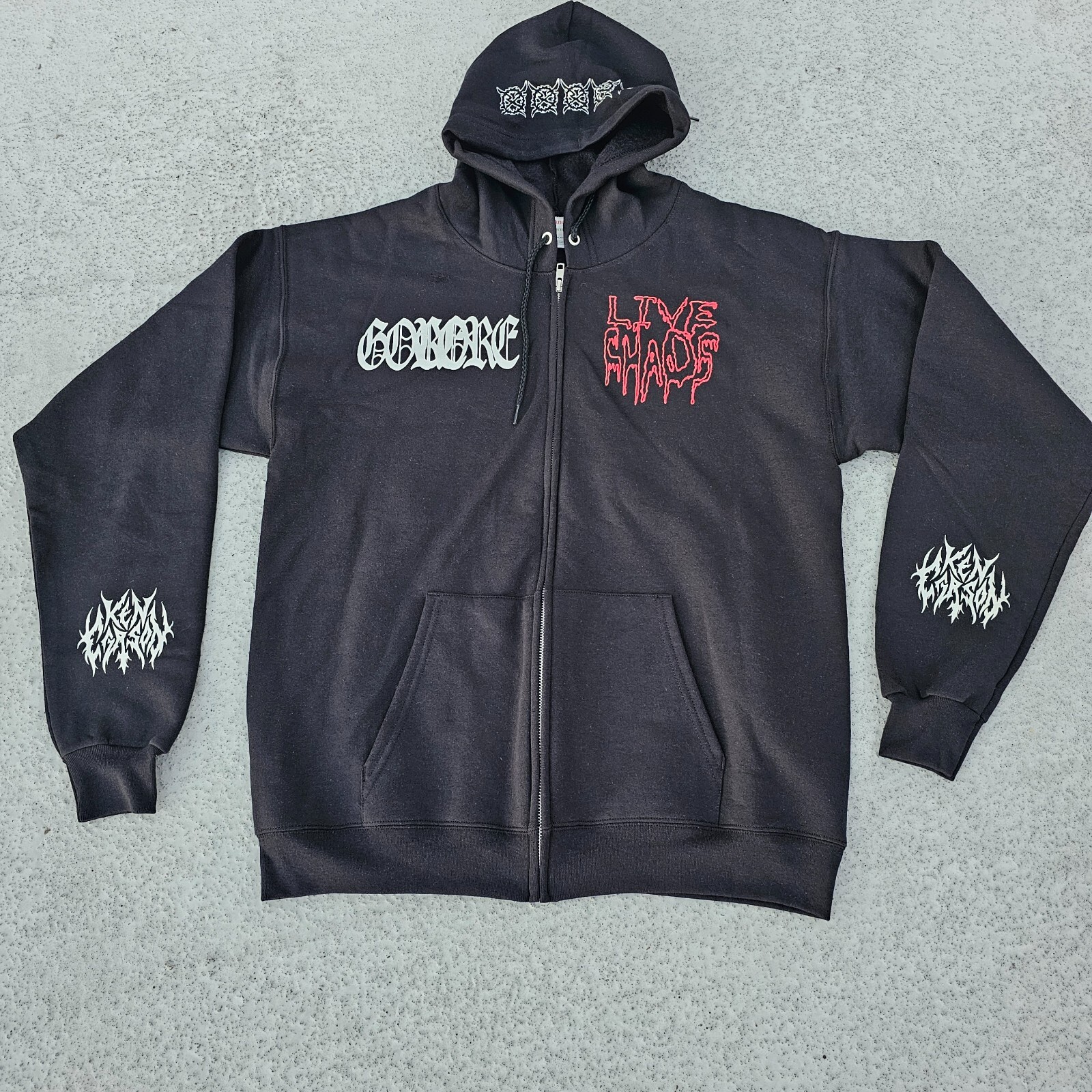 Ken Carson A Great Chaos Tour Zip up | eBay Ken Carson A Great Chaos Tour Zip up | eBay