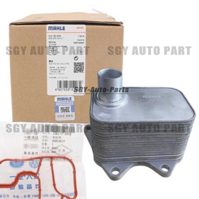 New Oil Cooler For EA888 Passat Skoda A4 Q5 1.8 2.0 Tfsi Engine 06J117021D MAHLE
