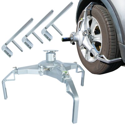 Wheel Alignment Calibration Tire Clamp w/ Magnetic Adapter Plate -18.5'' to 43.3''