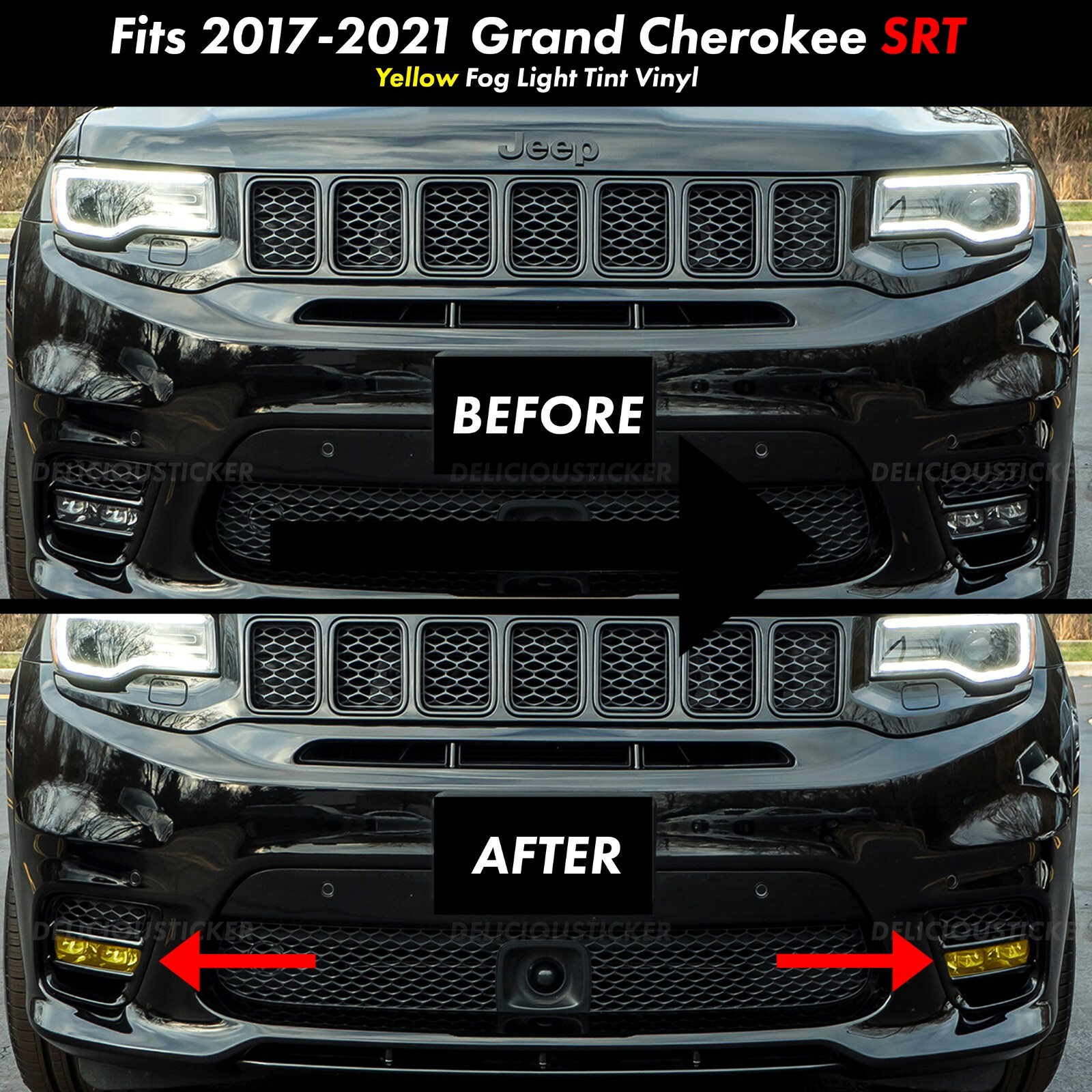 Headlamp and Fog Lamp Kit | JEEP Grand Cherokee SRT 2017 Headlamp and Fog Lamp Kit | JEEP Grand Cherokee SRT 2017