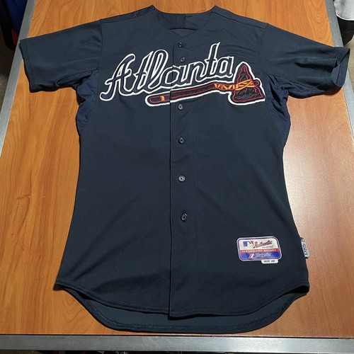ウェア Majestic - Majestic Braves Jersey #25 Andruw Jones Andruw Jones #25 Atlanta Braves MLB Majestic 90s Home White