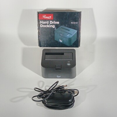 Rosewill Hard Drive Docking Station - RX-DU101 - Powers On