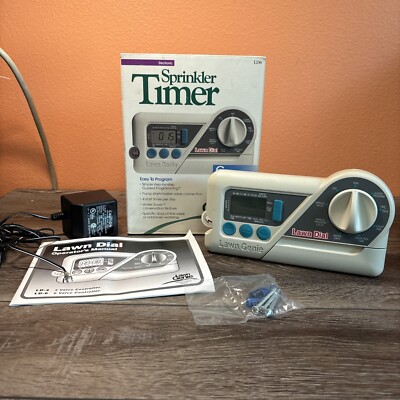 Lawn Genie Lawn Dial LD6 6 Zone Irrigation Timer Sprinkler