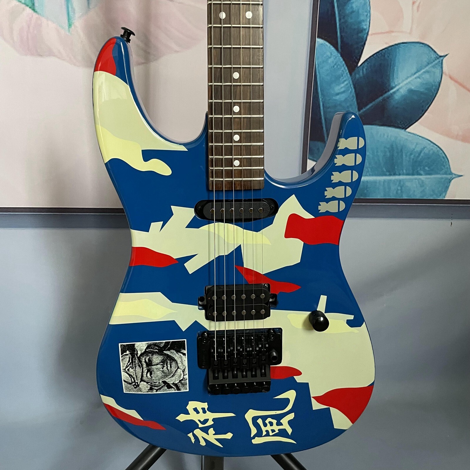 神楽 神風 guitarストラップ （ESP LTD GL-200K George Lynch