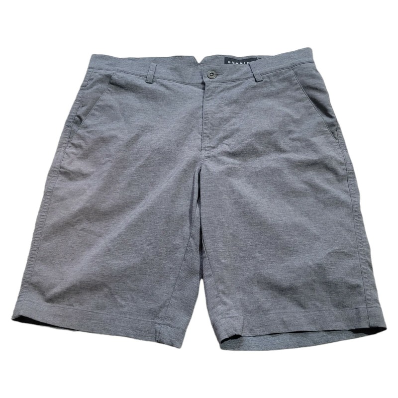 Dunning Golf Shorts Gray Polyester Spandex Blend Shorts Size 30