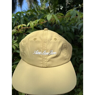 Aime Leon Dore Spellout Ripstop Nylon Hat Khaki Tan