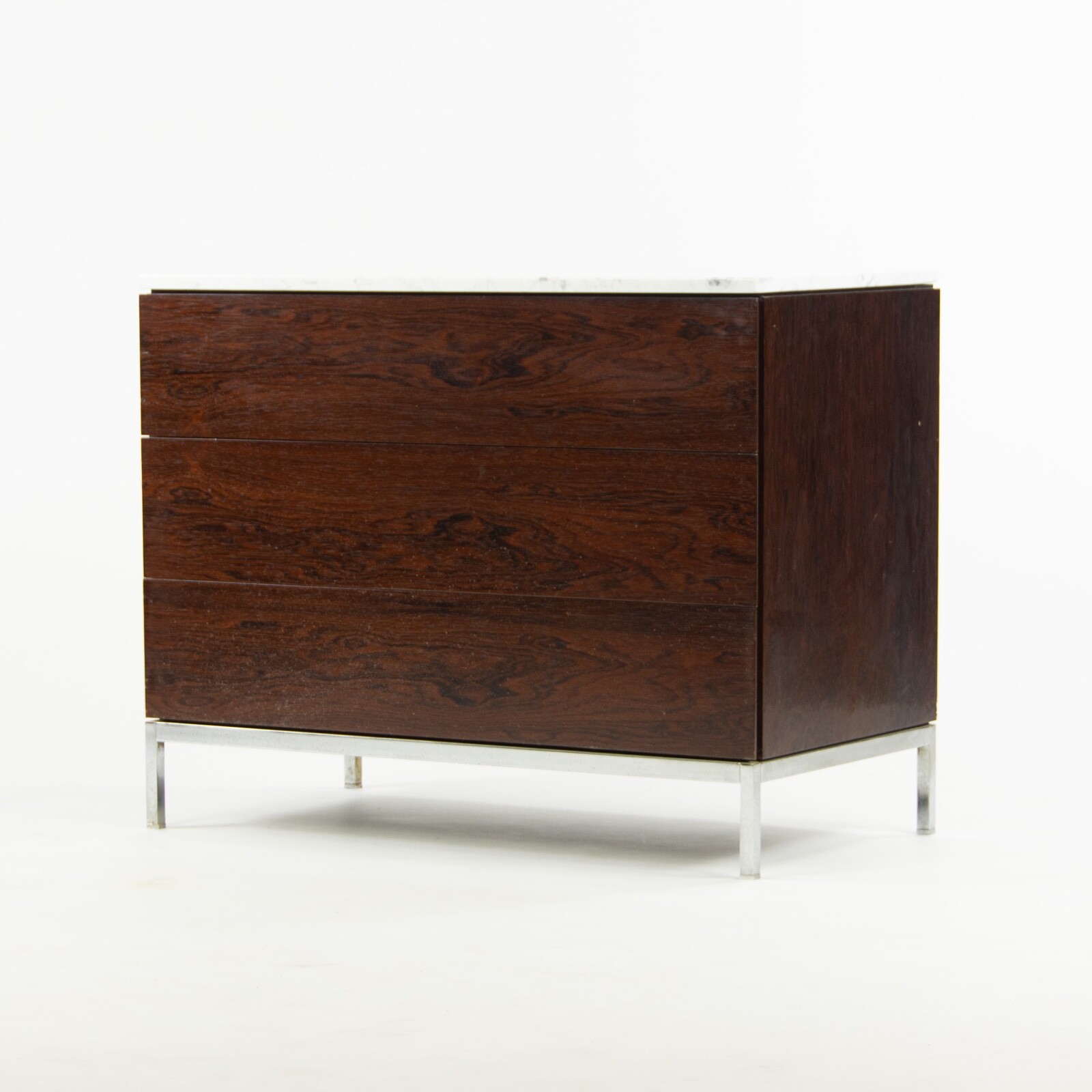 1950 S Rare Florence Knoll Vintage Rosewood And Marble Credenza