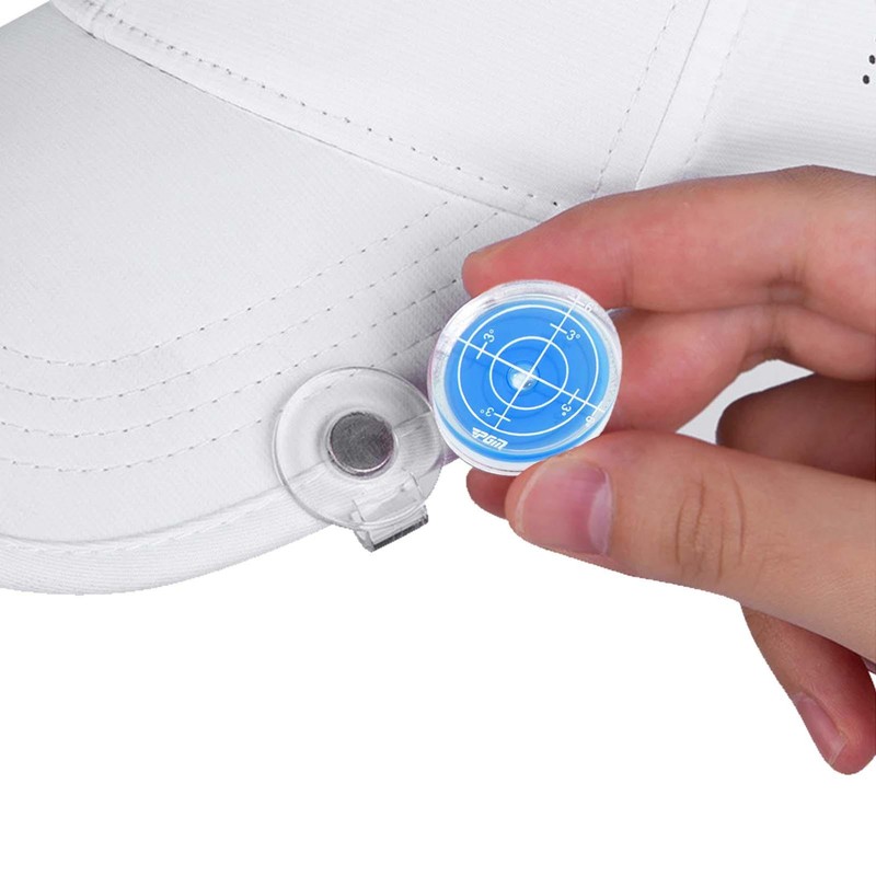 Golf Level Golf Marker Hat Clip Putting Reader for Golf Ball Precise Putting Aid