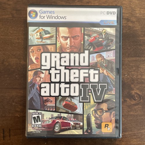 グランド．セフト．オート．4 ［ＰＣ版］ Grand Theft Auto IV PC GTA 4 Windows With Poster And Manuals
