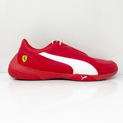 Puma Boys Ferrari Kart Cat III 306425-04 Красная Повседневная Обувь Кроссовки Размер 7C