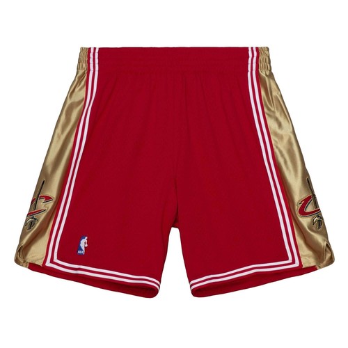 

MITCHELL - NESS NBA AUTHENTIC ROAD SHORTS CLEVELAND CAVALIERS 03-04, Dark red