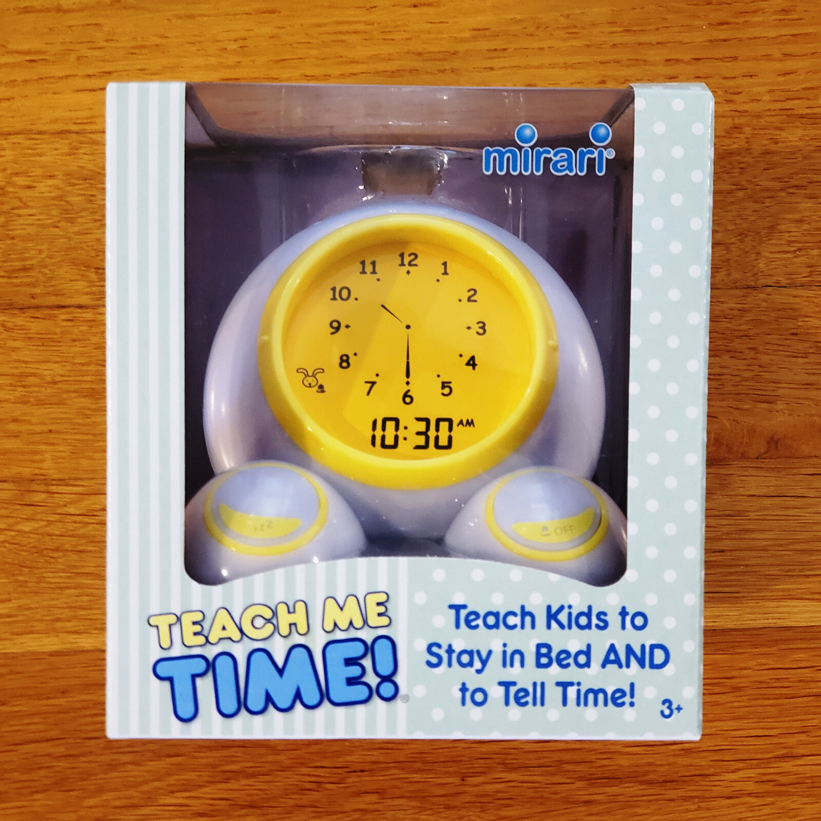 Playmonster Teach Me Time! Alarm Clock for Kids Talking NEW! Night