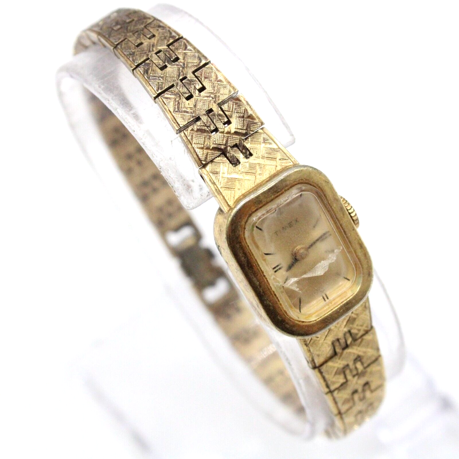 Vintage TIMEX Watch Womens Gold Tone Stainless Steel Wind Up Vintage TIMEX Watch Womens Gold Tone Stainless Steel Wind Up