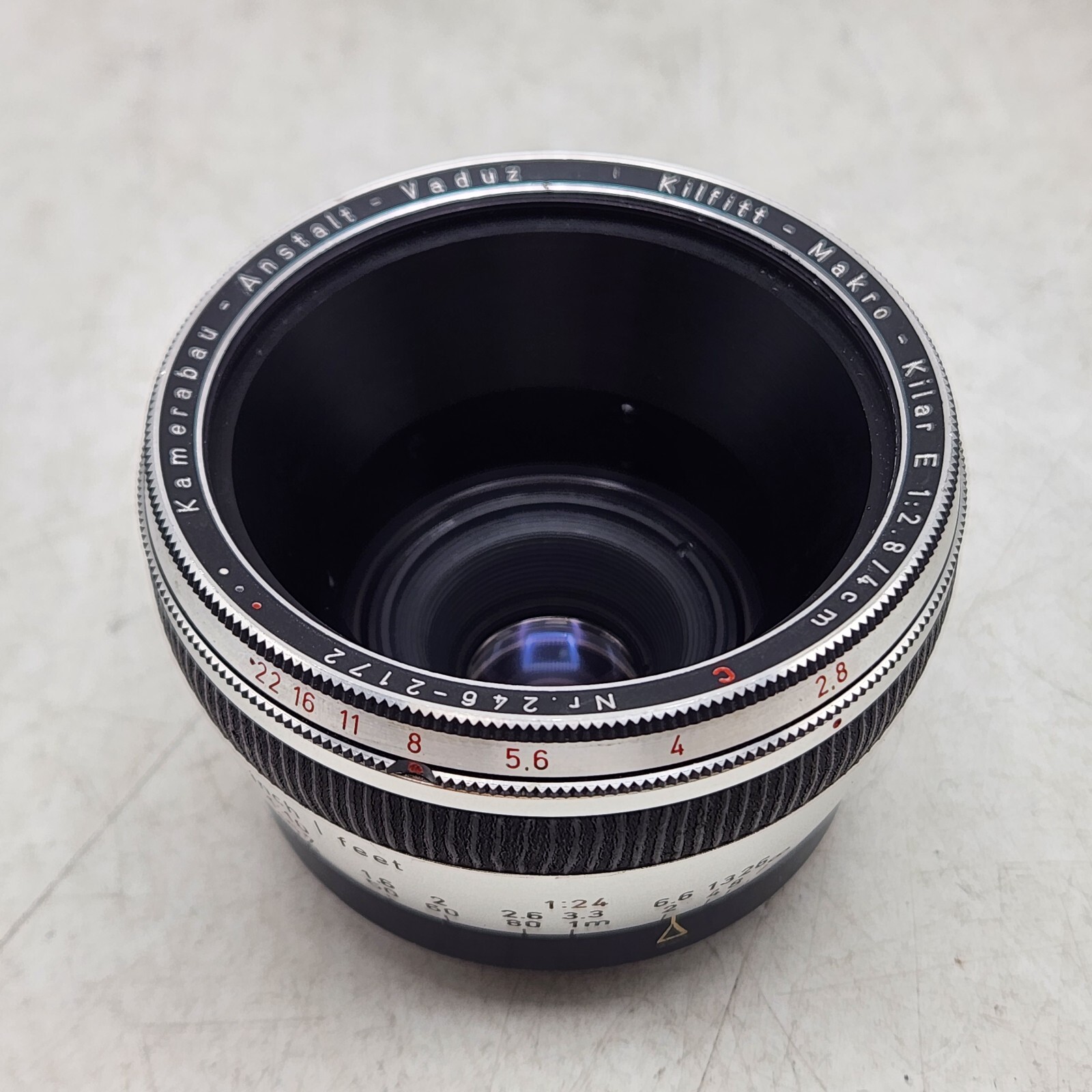 Kilfitt Makro-Kilar E 4cm 40mm F2.8 Lens 246-2172 w/ Exakta Kilfitt Makro-Kilar E 4cm 40mm F2.8 Lens 246-2172 w/ Exakta