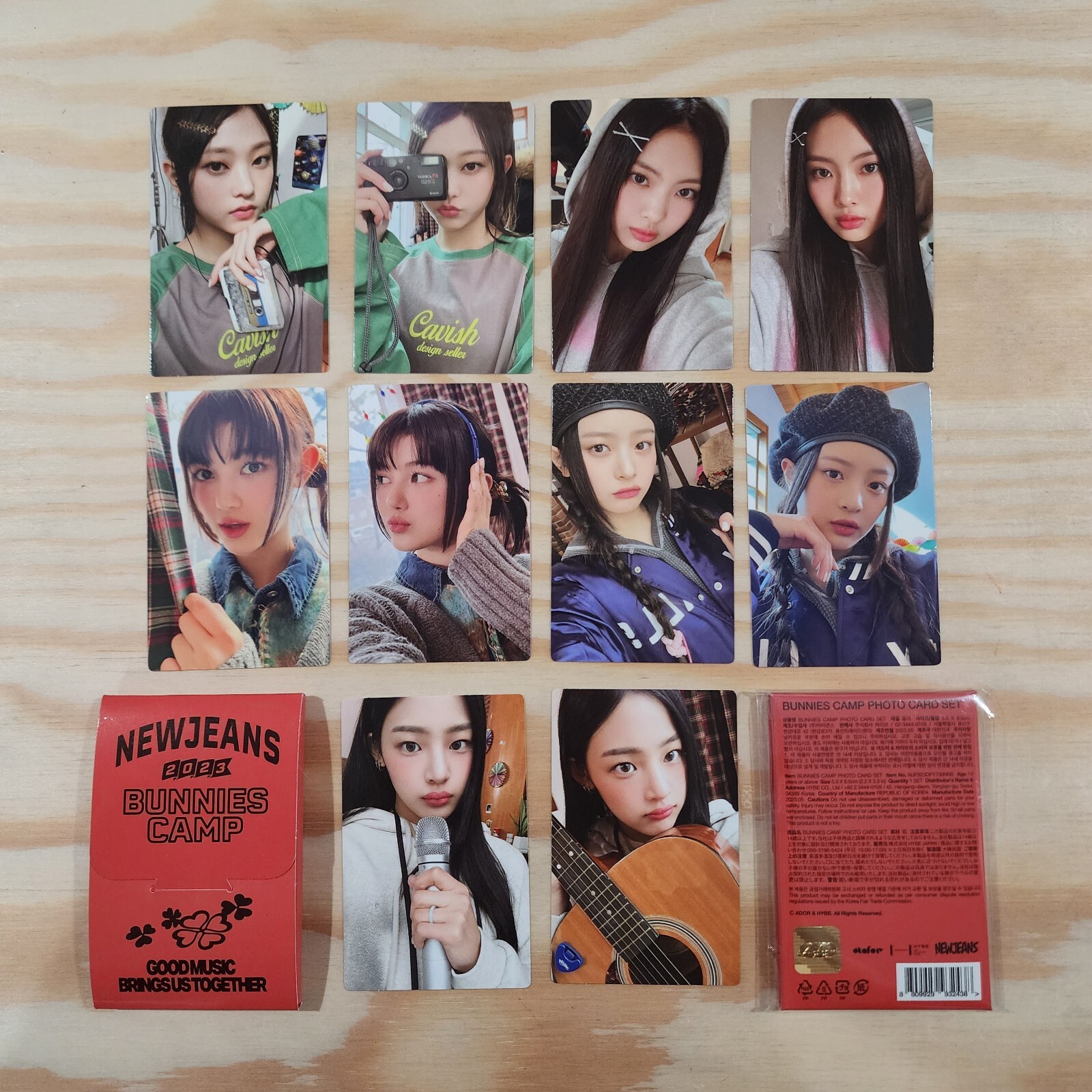 NewJeans Bunnies Camp Photocard Set and Singles - Official NewJeans Bunnies Camp Photocard Set and Singles - Official