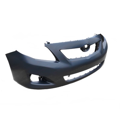 Primed Front Bumper cover Fascia for 2009-2010 Toyota Corolla Base CE LE XLE