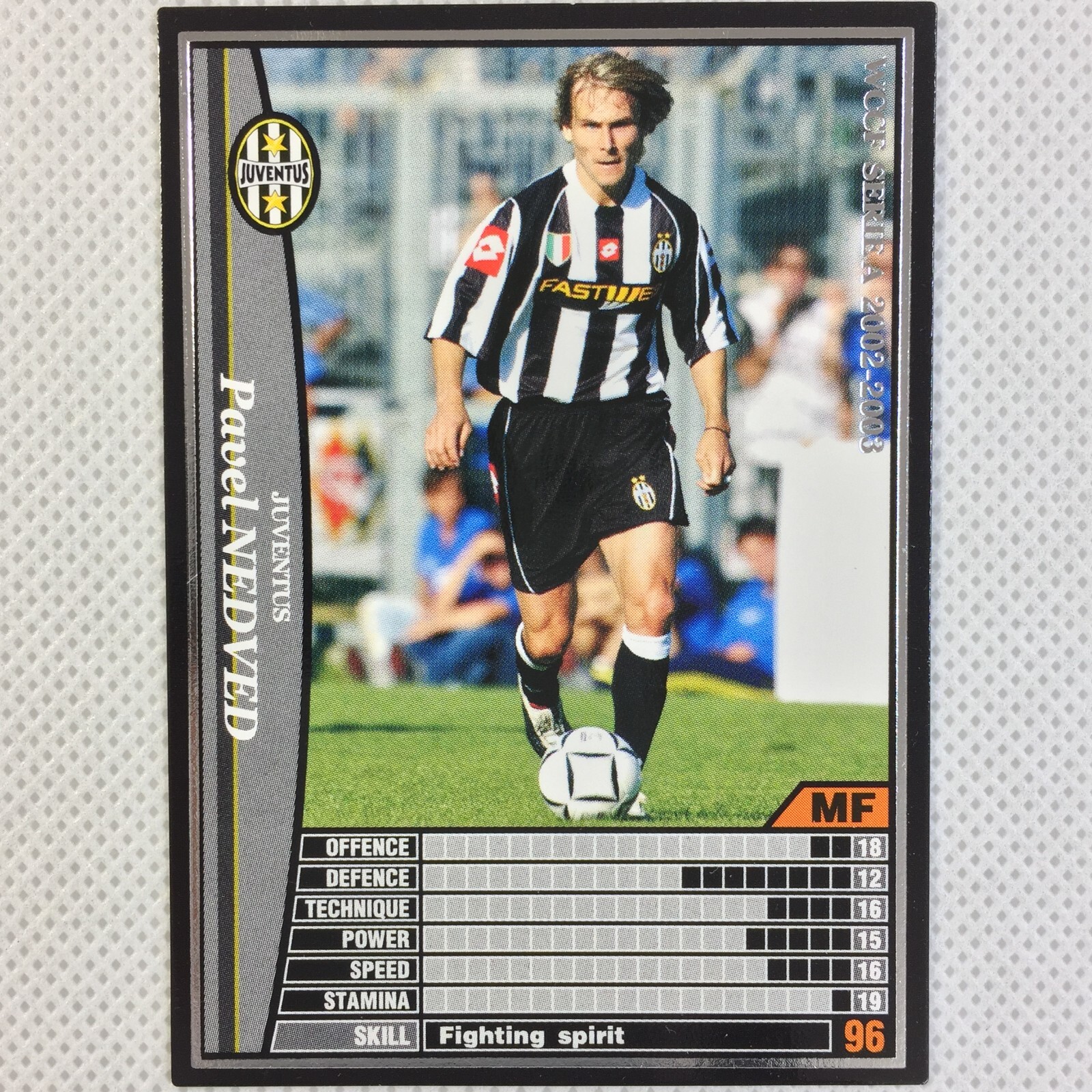 2003CALCIO CARDS JUVENTUS NEDVED ジャージカード（Card 68
