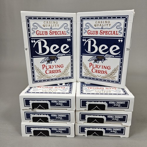 Bee Club Special 8 Decks Of Casino Quality Used Playing Cards Blackjack ...