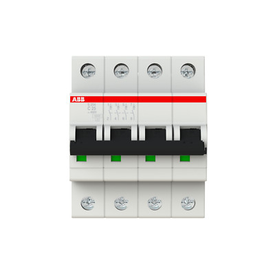 ABB S202 S204 B C Leitungsschutzschalter Sicherungsautomat 2 4 Polig 2P 4P S200