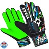 Trax Soccer Goalie Gloves for Kids Boys Children,Youth and Adult Football Goalkeeper Gloves with 4mm Latex Anti-Slip Strong Grip Palm (Green, Size 5 Suitable for 9-12 Years)