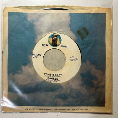 EAGLES Take It Easy / Get You In The Mood ASYLUM AS-11005 mono first pressing