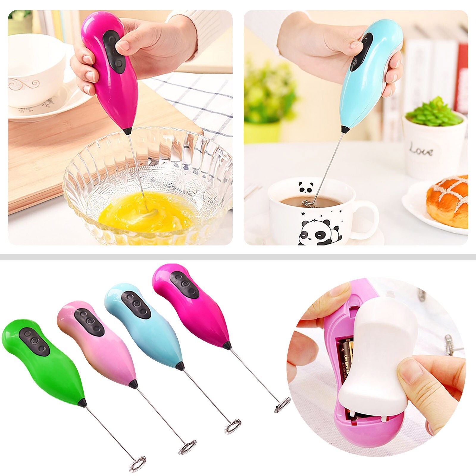 Coffee Mini Foamer For Cappuccino Frappe Matcha Hot Chocolate By Milk Agitator