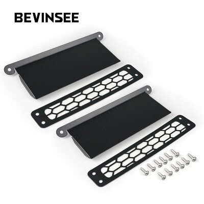 Set of 2 Dynamic Front Air Intake Scoops Air Inlet Kit For Audi S3 8V 2013-2020