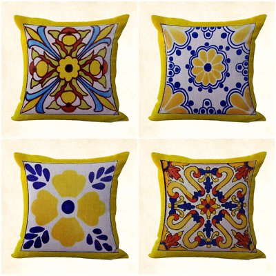  4pcs pillow case covers cushion covers Mexican Spanish talavera