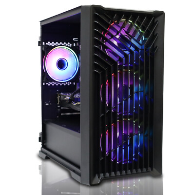 Intel i5 Gaming PC Computer 8GB RAM 1TB HDD Nvidia GTX 1650 Windows 10 Desktop