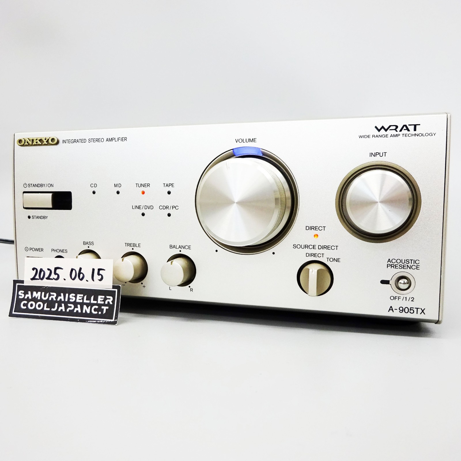その他 ONKYO MD-105FX A-905TX T-405TX ONKYO MD-105TX Mini Disc Recorder High Speed Audio MDLP Used