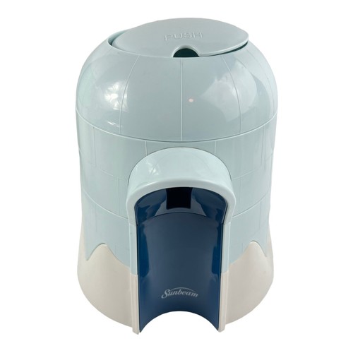 Sunbeam Snow Cone Maker Shaved Ice Blue Igloo Electric Sno FRSBSCIGO