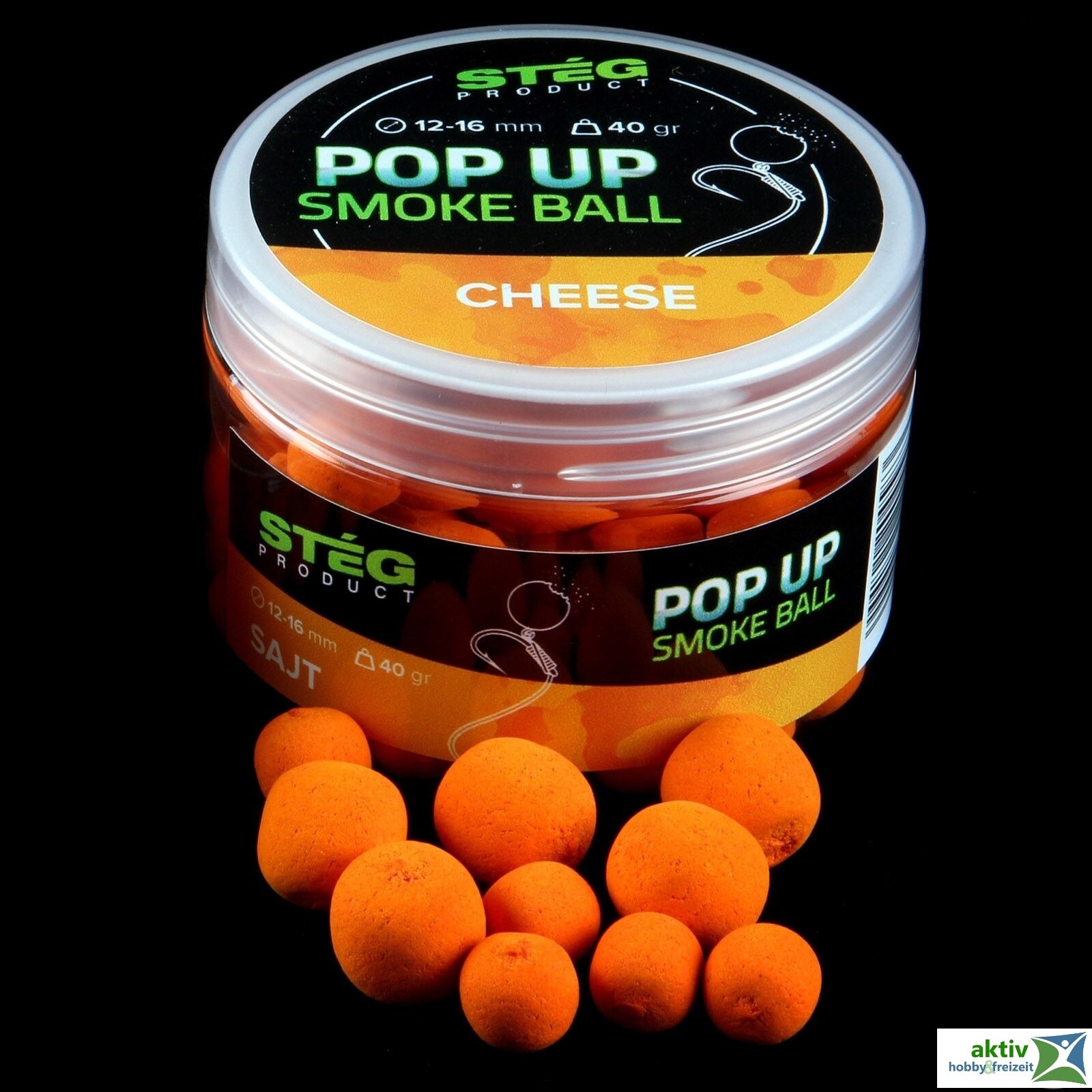 Steg Pop UP Smoke Ball Boilies 12-16mm verschiedene Futter Karpfen Feeder Method