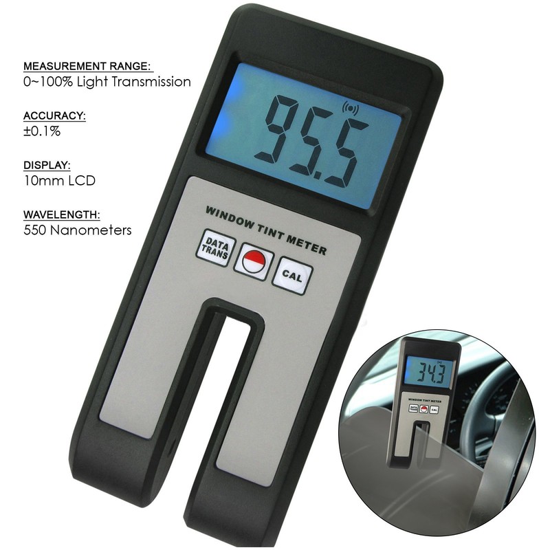 Window Car Tint Meter 0100 Visual Light Transmission Tester 550