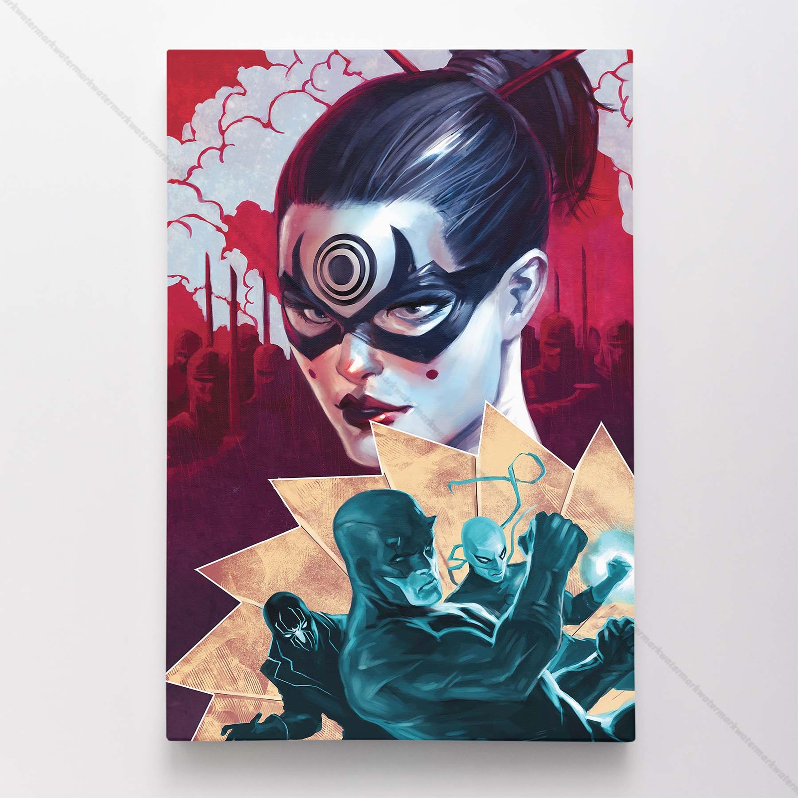 Daredevil Poster Canvas Textless Vol 2 #112 Comic Book Art Print