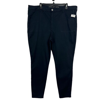 American Eagle Outfitters Women s Hi-Rise Jegging Pants Sz 22 Dark Navy Blue