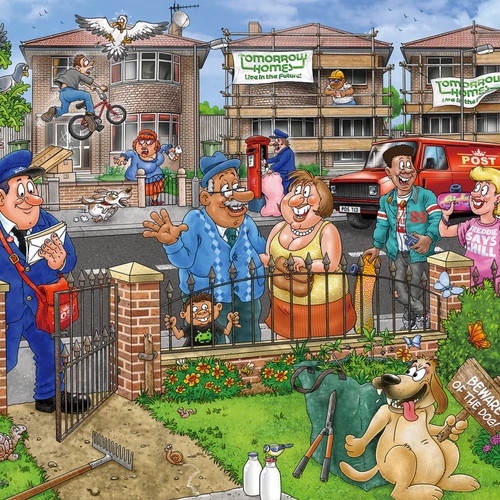 Wasgij Destiny Home Delivery 1000 Piece Jigsaw Puzzle