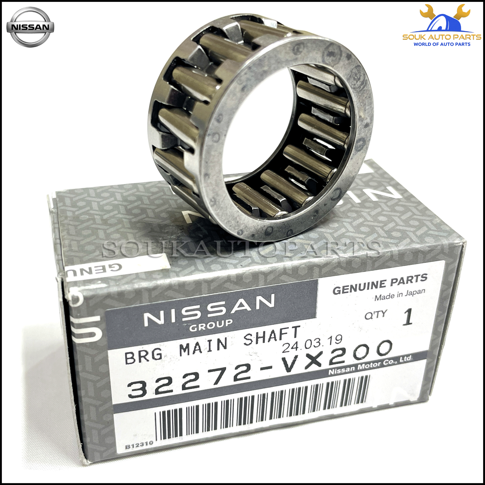 掛軸 322 32272-VX200 Genuine Nissan BEARING-PILOT, MAIN 32272VX200 OEM