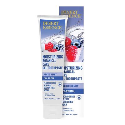 Desert Essence Arctic Berry Увлажняющая гелевая зубная паста с растительным уходом 4,5 унции