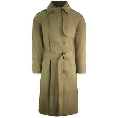 Pre-owned Lacoste Cotton Belt Trench Long Coat Beige Womens Jacket Bf2980 Vdw