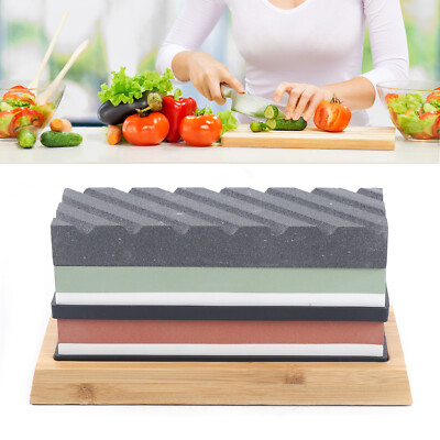 400/1000,3000/8000-Grit Wet Whetstone Professional Knife Sharpening Stone Set