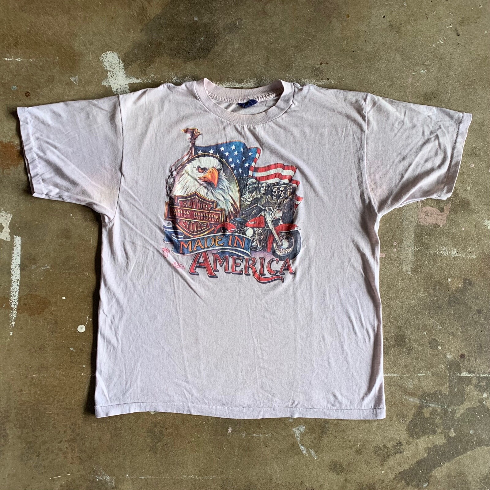 80s VINTAGE 3D EMBLEM HARLEY DAVIDSON HAWAII MOTORCYCLE T 80s VINTAGE 3D EMBLEM HARLEY DAVIDSON HAWAII MOTORCYCLE T