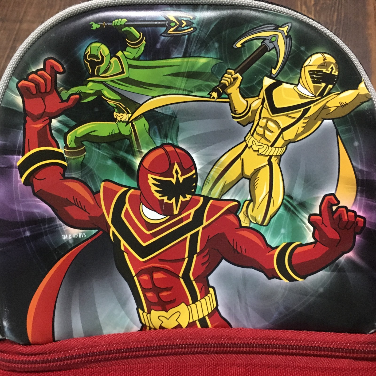 Disney Store Mystic Force Power Rangers Lunch Box~2 Comp~Insulated~Bag/Tote