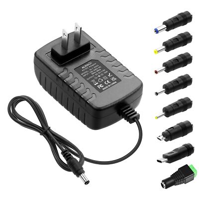 5V 3A Power Supply DC 5 Volt 15W 3000mA 2.5A 2A 1A Power Adapter Converter wi...